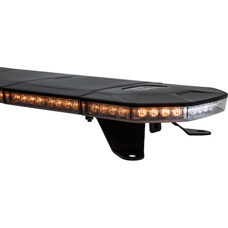60 Inch Amber/Clear LED Light Bar with Warning / Clear Take Downs & Alley Lights