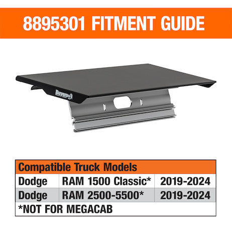 Drill-Free Light Bar Cab Mount For Dodge® RAM® 1500 Classic, 2500-5500 (2019+)