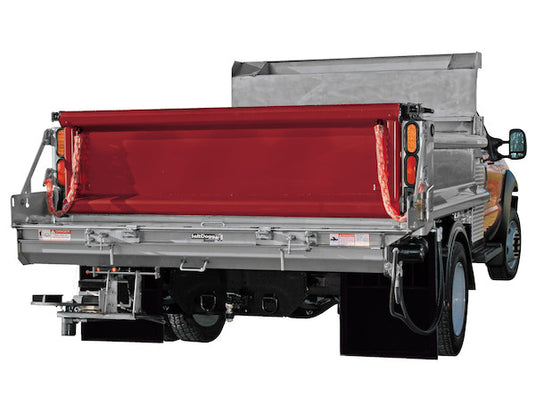 SaltDogg Under Tailgate Spreader with Extended Sides - Driver Side Discharge, Hard Faced Auger