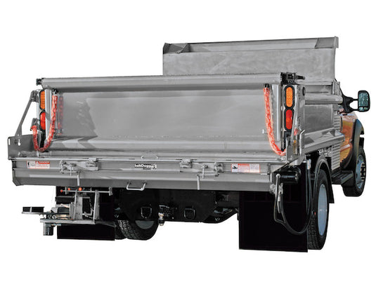 SaltDogg Under Tailgate Spreader with Extended Sides - Driver Side Discharge, Hard Faced Auger