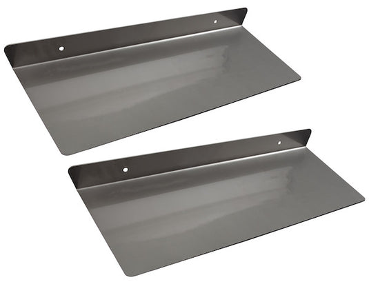 Replacement Stainless Steel Under Tailgate Spill Shield for SaltDogg Spreaders - Pair