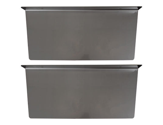 Replacement Stainless Steel Under Tailgate Spill Shield for SaltDogg Spreaders - Pair