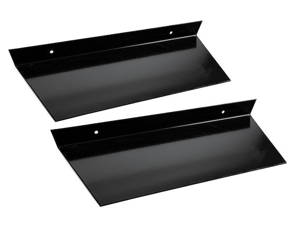Load image into Gallery viewer, Replacement Black Powder Coat Under Tailgate Spill Shield Pair
