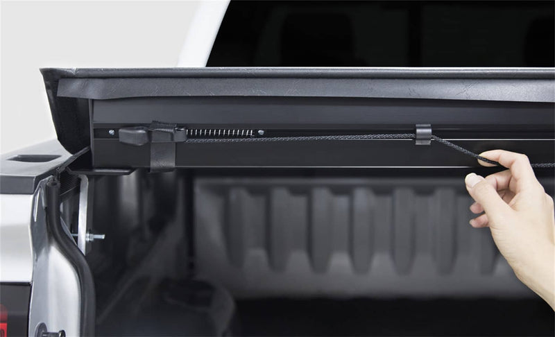 Load image into Gallery viewer, ACCESS Lorado Soft Roll-Up Tonneau Cover, 6'7" Bed, Without Factory Side Storage Boxes, With Deck Rail System - 2007-2021 Toyota Tundra
