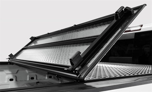 ACCESS LOMAX Hard Folding Tonneau Cover, 6'7" Bed, With Deck Rail System - 2022-2026 Toyota Tundra