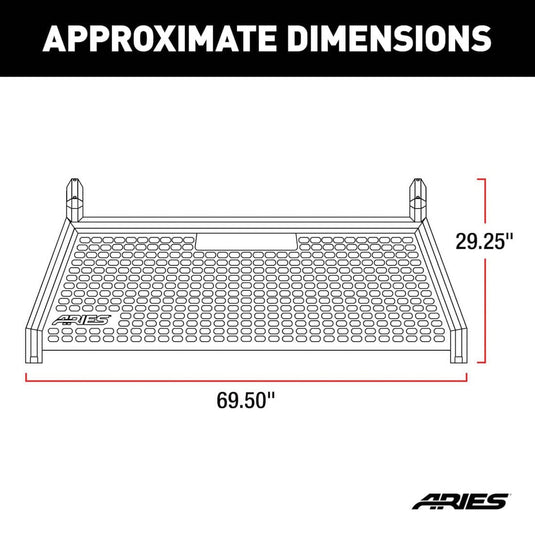 Ford F-150 Aries Chrome Advantedge Headache Rack for 2009 to 2025