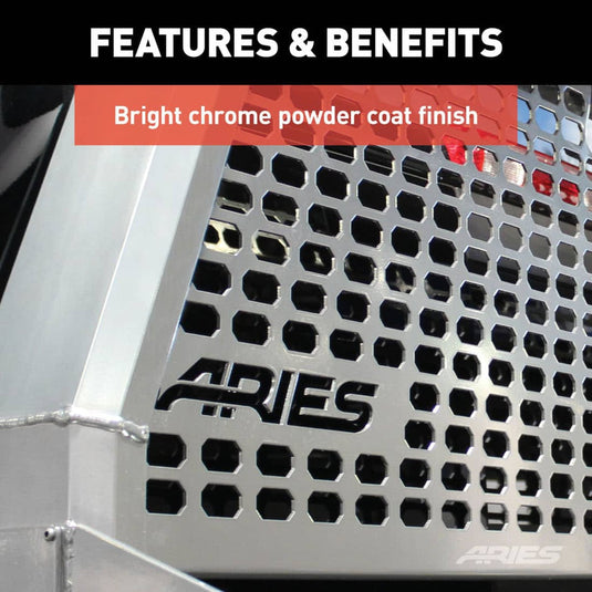 Ford F-150 Aries Chrome Advantedge Headache Rack for 2009 to 2025