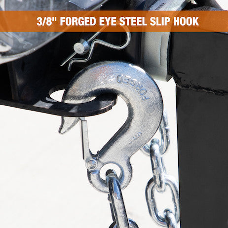 Load image into Gallery viewer, 3/8x22 Inch Class 4 Trailer Safety Chain With 1 Inch Forged Slip Hook-30 Proof
