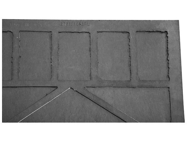 Load image into Gallery viewer, Heavy Duty Black Rubber Mudflaps 18x12 Inch
