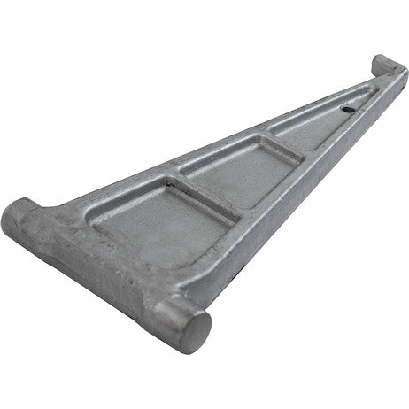 7 x 14 Inch Forged Removable Outrigger - Hot-Dipped Galvanized