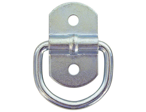 Load image into Gallery viewer, 1/4 Inch Forged Light Duty Rope Ring With 2-Hole Mounting Bracket Stainless St.
