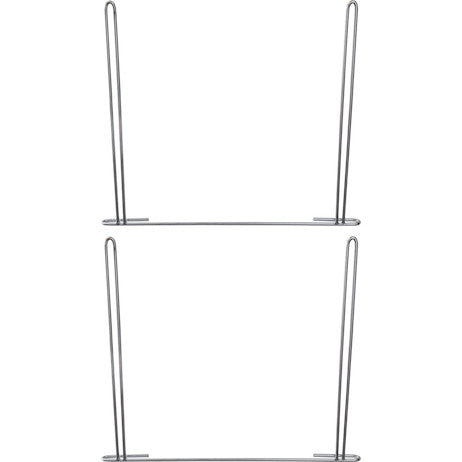 Load image into Gallery viewer, Chrome Plated Anti-Sail Brackets 24.50x20.75 Inch
