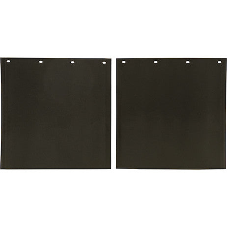 Load image into Gallery viewer, Spray Reducing Grooved Black Polymer Mudflaps 24x24 Inch
