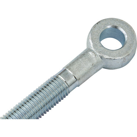 1 x 9-1/4 Inch Forged Rod End Machined With 1-8 NC Thread Zinc Plated