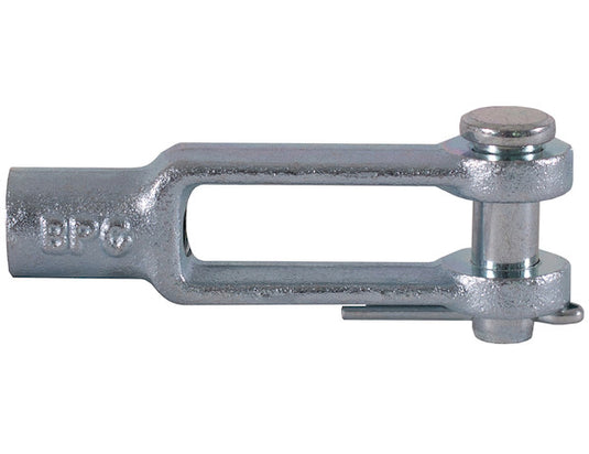 B27086ANFZ 1/2 Inch Clevis with Pin and Cotter Pin Kit-Zinc Plated