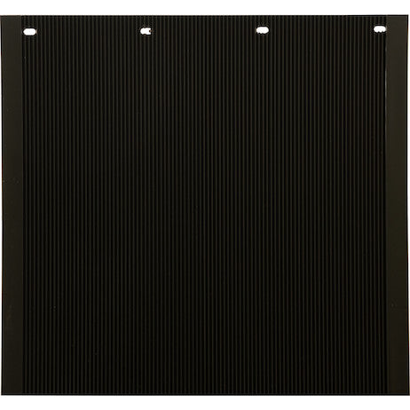 Spray Reducing Grooved Black Polymer Mudflaps 24x30 Inch