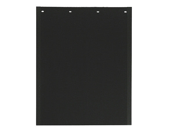 Load image into Gallery viewer, Spray Reducing Grooved Black Polymer Mudflaps 24x30 Inch
