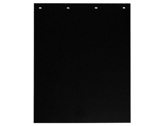 Spray Reducing Grooved White Polymer Mudflaps 24x36 Inch