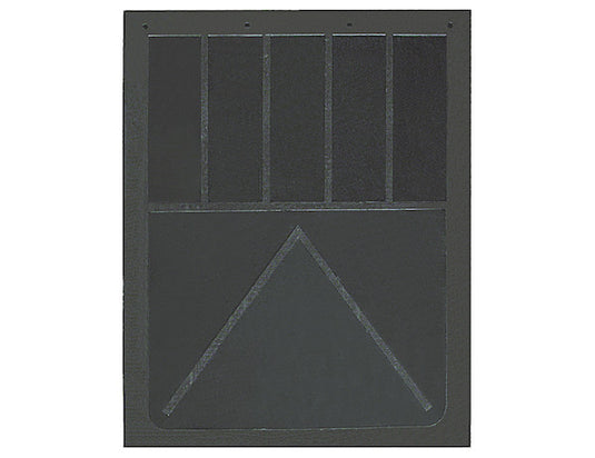 Heavy Anti-Spray Black Rubber Mudflaps 24x36 Inch