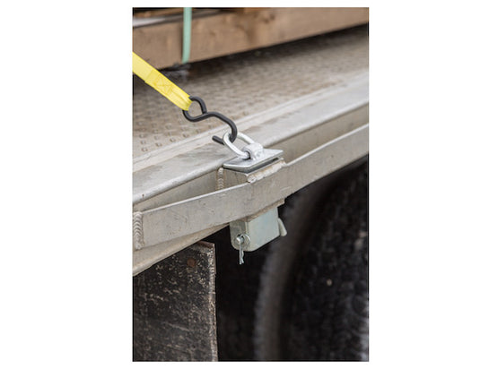 Stake Pocket 3/8 Inch Forged D-Ring (Zinc Plated)