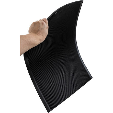 Spray Reducing Grooved Black Polymer Mudflaps 24x36 Inch