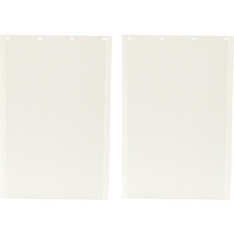 Load image into Gallery viewer, Spray Reducing Grooved White Polymer Mudflaps 24x36 Inch
