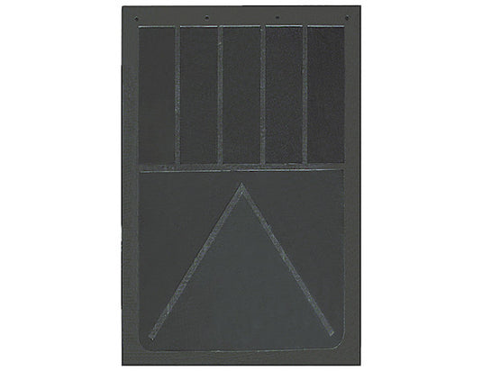 Heavy Anti-Spray Black Rubber Mudflaps 24x36 Inch