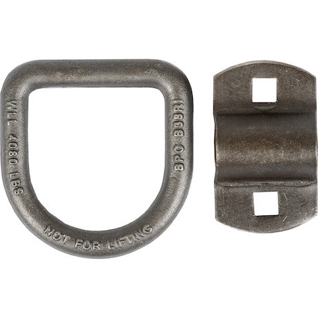 Load image into Gallery viewer, D-RING,1/2inFORGED,W/2HOLE BRKT
