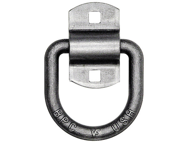 Load image into Gallery viewer, Domestically Forged 1/2 Inch Forged D-Ring With 2-Hole Mounting Bracket
