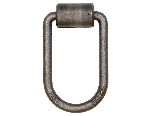 Load image into Gallery viewer, 1/2 Inch Forged Extended D-Ring With Integral Weld-On Mounting Bracket
