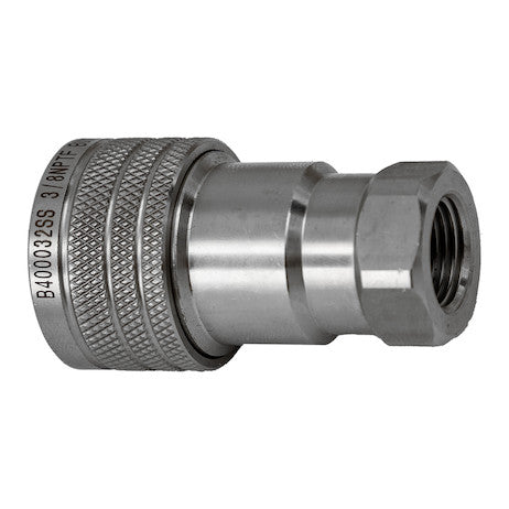 Load image into Gallery viewer, Hydraulic Coupler Set, SST, 3/8in NPTF, 3/8in BODY
