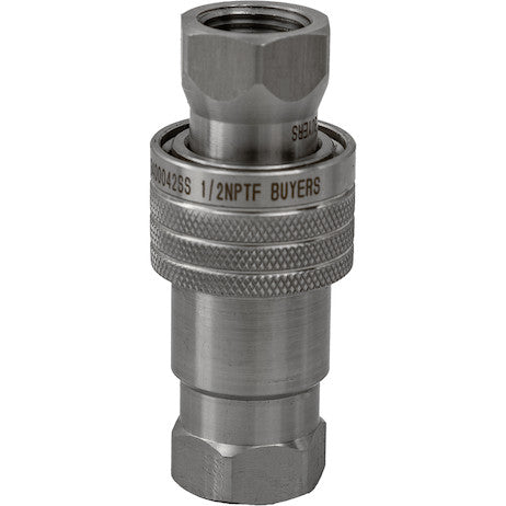 Load image into Gallery viewer, Hydraulic Coupler Set, SST, 1/2in NPTF,1 /2in BODY
