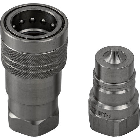 Load image into Gallery viewer, Hydraulic Coupler Set, SST, 1in NPTF, 1in BODY
