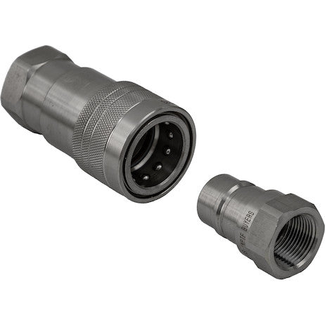 Hydraulic Coupler Set, SST, 1in NPTF, 1in BODY