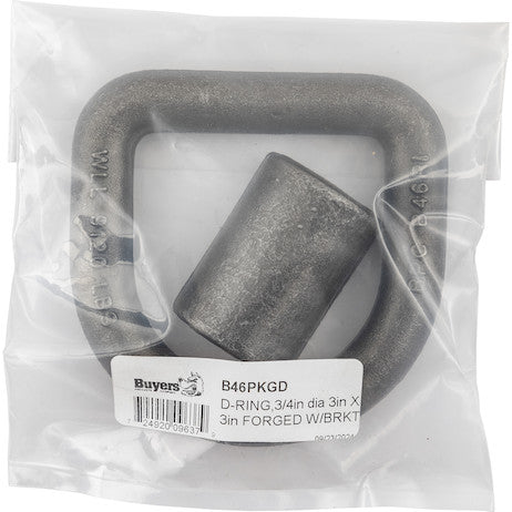 Load image into Gallery viewer, D-RING,3/4in dia 3in X 3in FORGED W/BRKT

