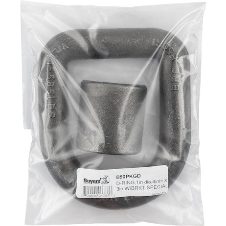 Load image into Gallery viewer, D-RING,1in dia,4inH X 3in,W/BRKT,SPECIAL
