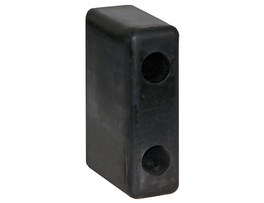 Molded Rubber Bumper - 3 x 3-1/2 x 6 Inch Tall - Set of 2