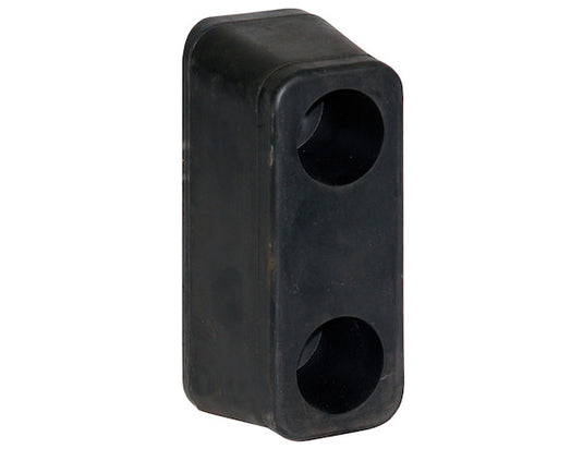 Molded Rubber Bumper - 3 x 3-1/2 x 6 Inch Tall - Set of 2