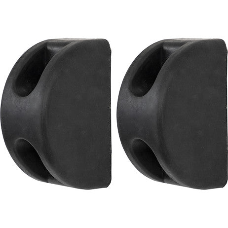 Load image into Gallery viewer, D-Shaped Molded Rubber Bumper - 3 x 3-1/2 x 6 Inch Tall - Single
