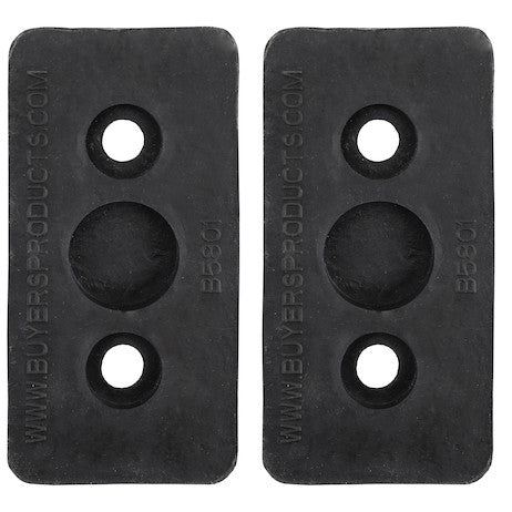 Load image into Gallery viewer, D-Shaped Molded Rubber Bumper - 3 x 3-1/2 x 6 Inch Tall - Single
