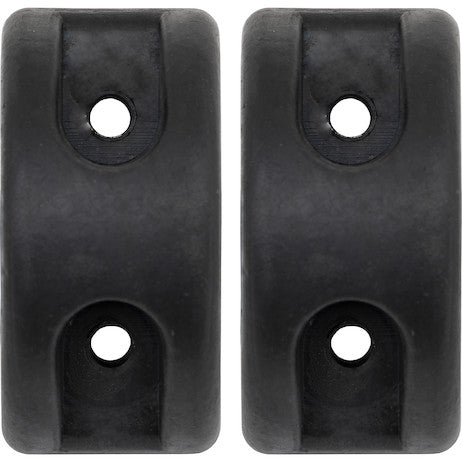 Load image into Gallery viewer, D-Shaped Molded Rubber Bumper - 3 x 3-1/2 x 6 Inch Tall - Set of 2
