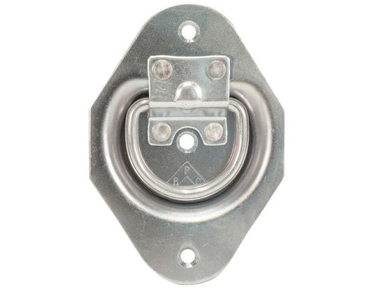 Recessed Rope Ring Zinc Plated