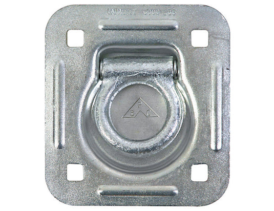 Heavy Duty Recessed Rope Ring Zinc Plated