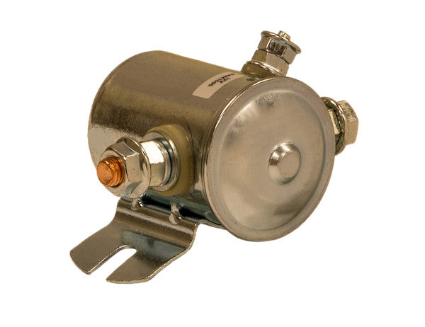 Load image into Gallery viewer, Continuous Duty 12 Volt Steel Case Insulated Solenoid +12V To Activate
