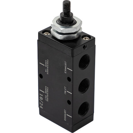 Load image into Gallery viewer, 4-Way 3-Position Manual Air Valve With Five 1/4 Inch NPT Ports

