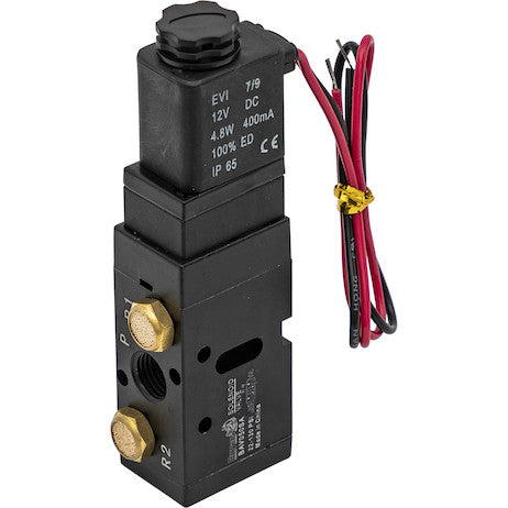 Load image into Gallery viewer, 4-Way 2-Position Solenoid Air Valve With Five 1/4 Inch NPT Ports
