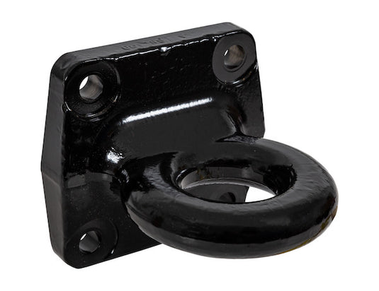 2-1/2 Inch I.D. Forged 4-Bolt Mount Drawbar - Black
