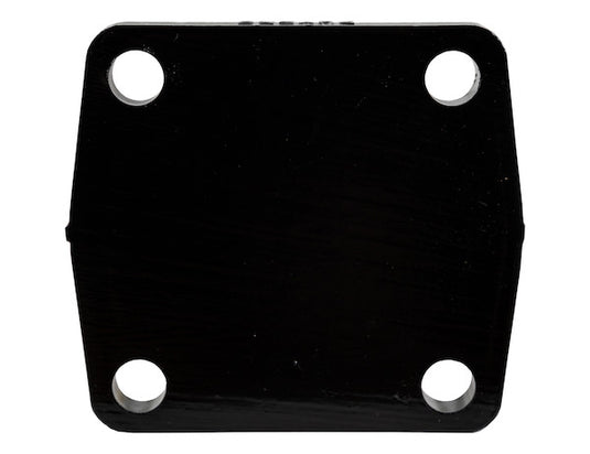 3 Inch I.D. Heavy-Duty Forged 4-Bolt Mount Drawbar - Black