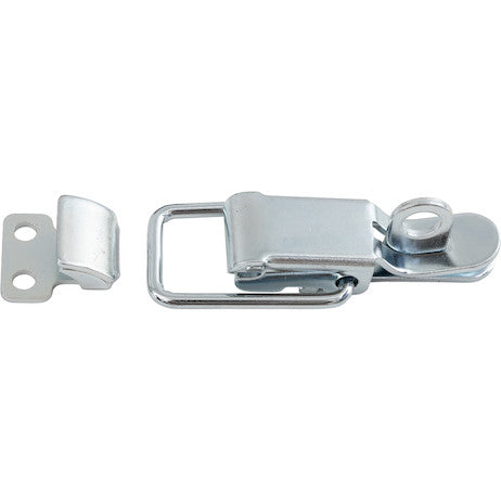 Padlock Eye Pull-Down Catch with Striker - Zinc Plated