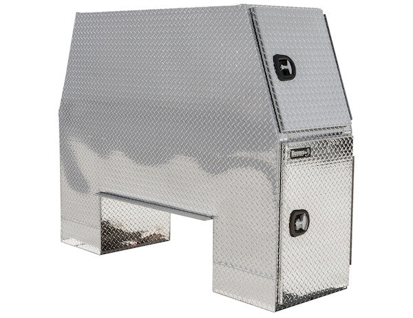 Load image into Gallery viewer, DIAMOND TREAD ALUMINUM BACKPACK TRUCK TOOL BOX SERIES WITH OFFSET FLOOR
